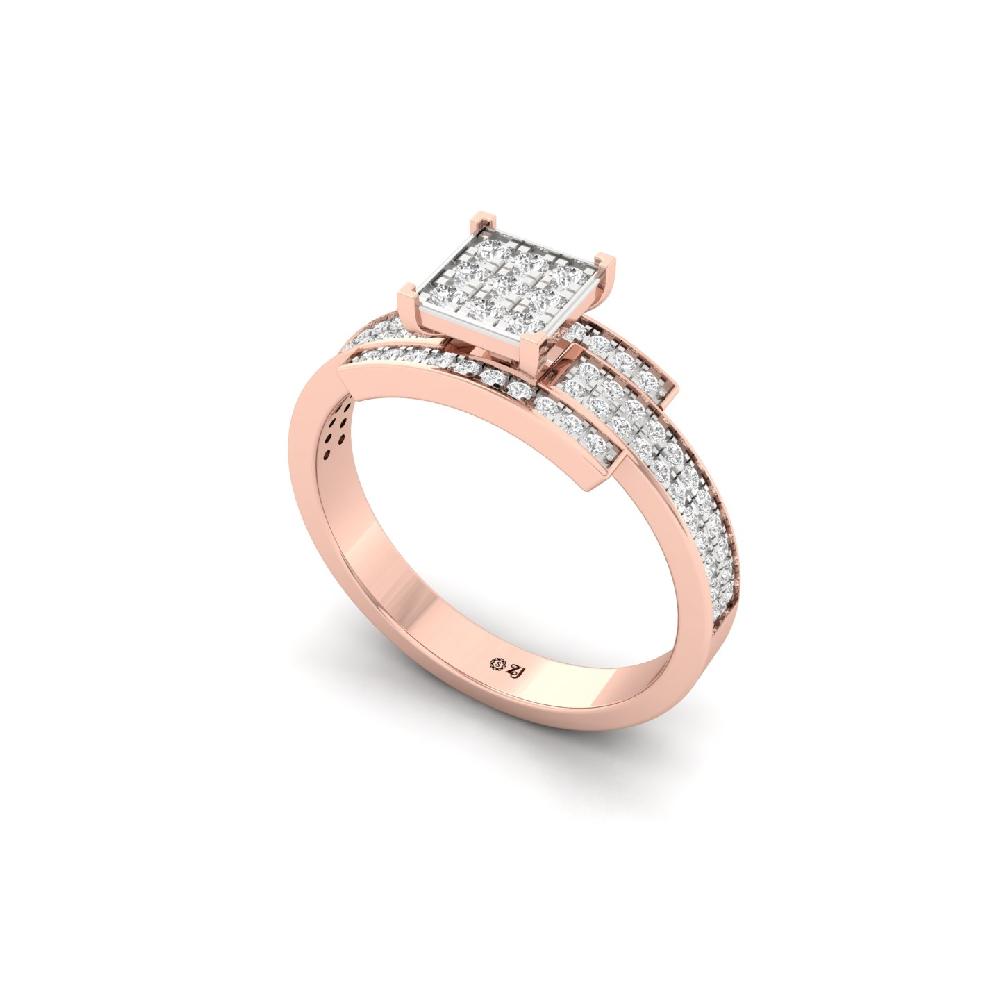 Bold Minimalist CVD Diamond Band Ring