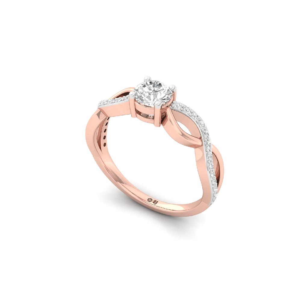 Regal Radiance CVD Diamond Ring with Center