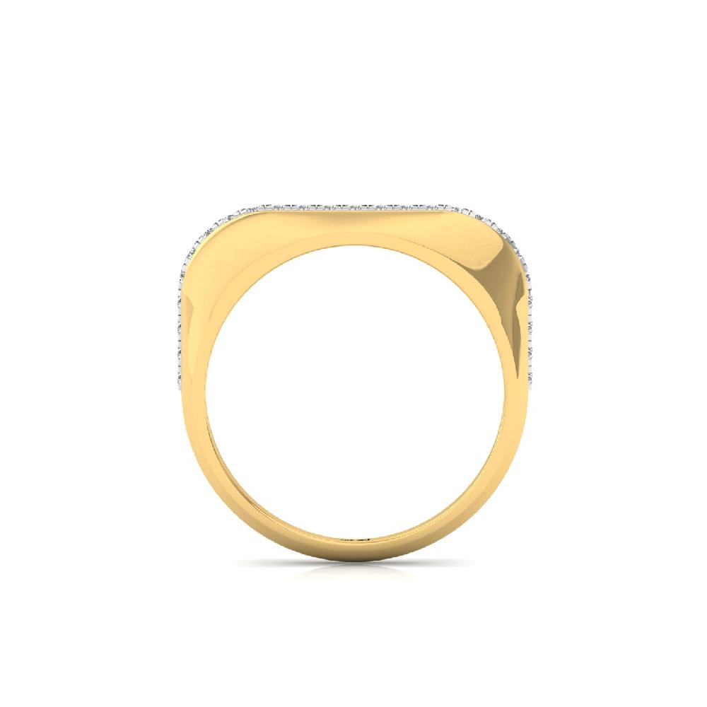 Sleek Uniform Round CVD Diamond Band Ring