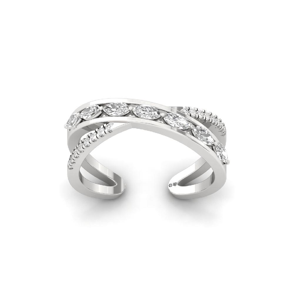 Majestic Marquise CVD Diamond Ring