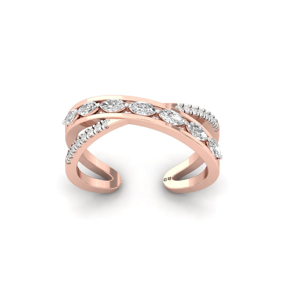 Majestic Marquise CVD Diamond Ring