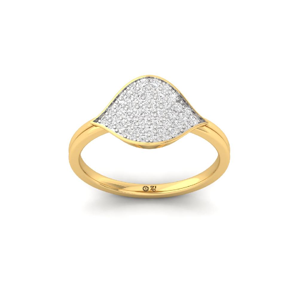 Ethereal Scatter CVD Diamond Band Ring