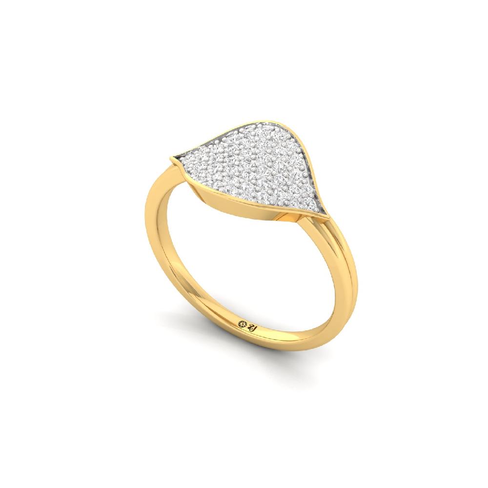 Ethereal Scatter CVD Diamond Band Ring
