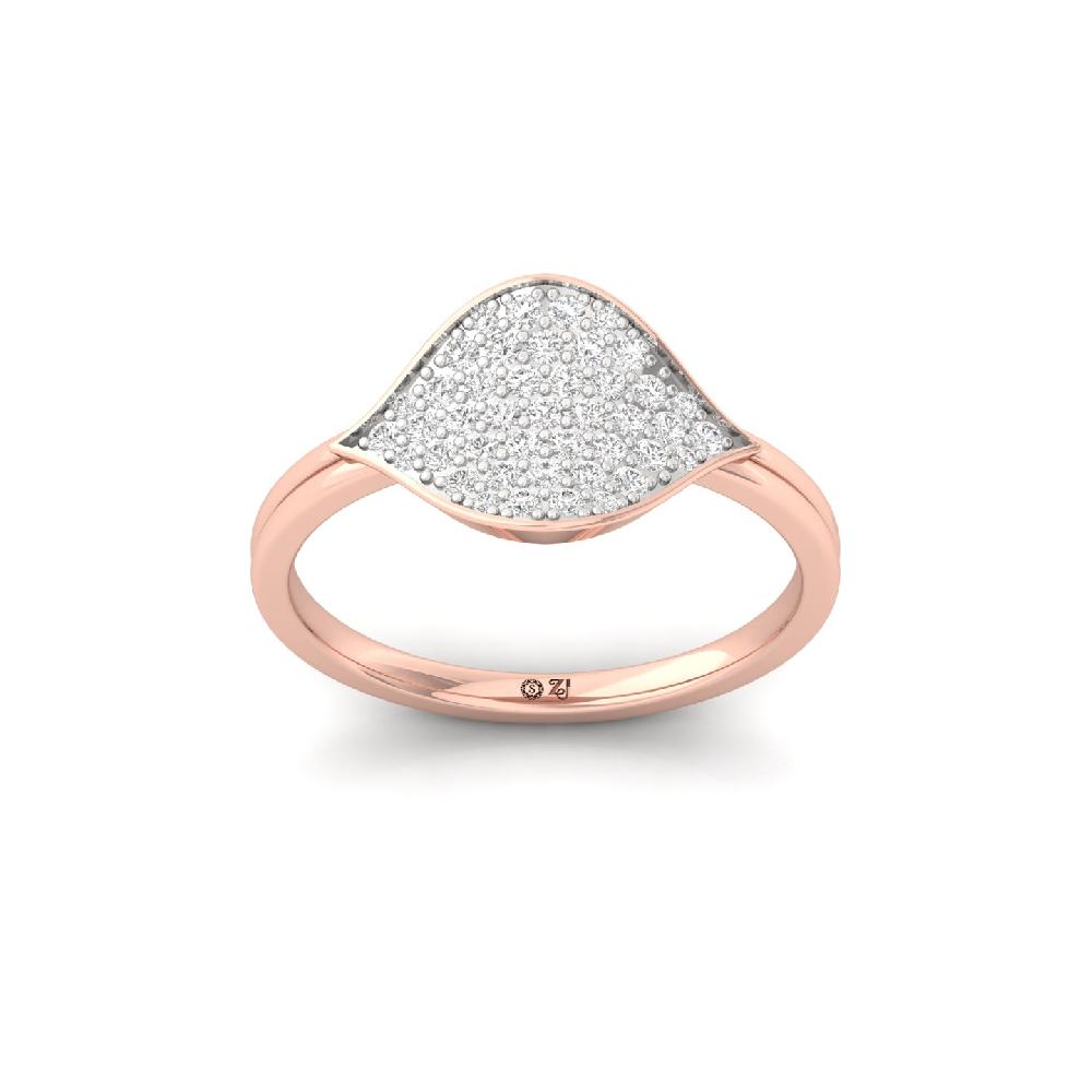 Ethereal Scatter CVD Diamond Band Ring