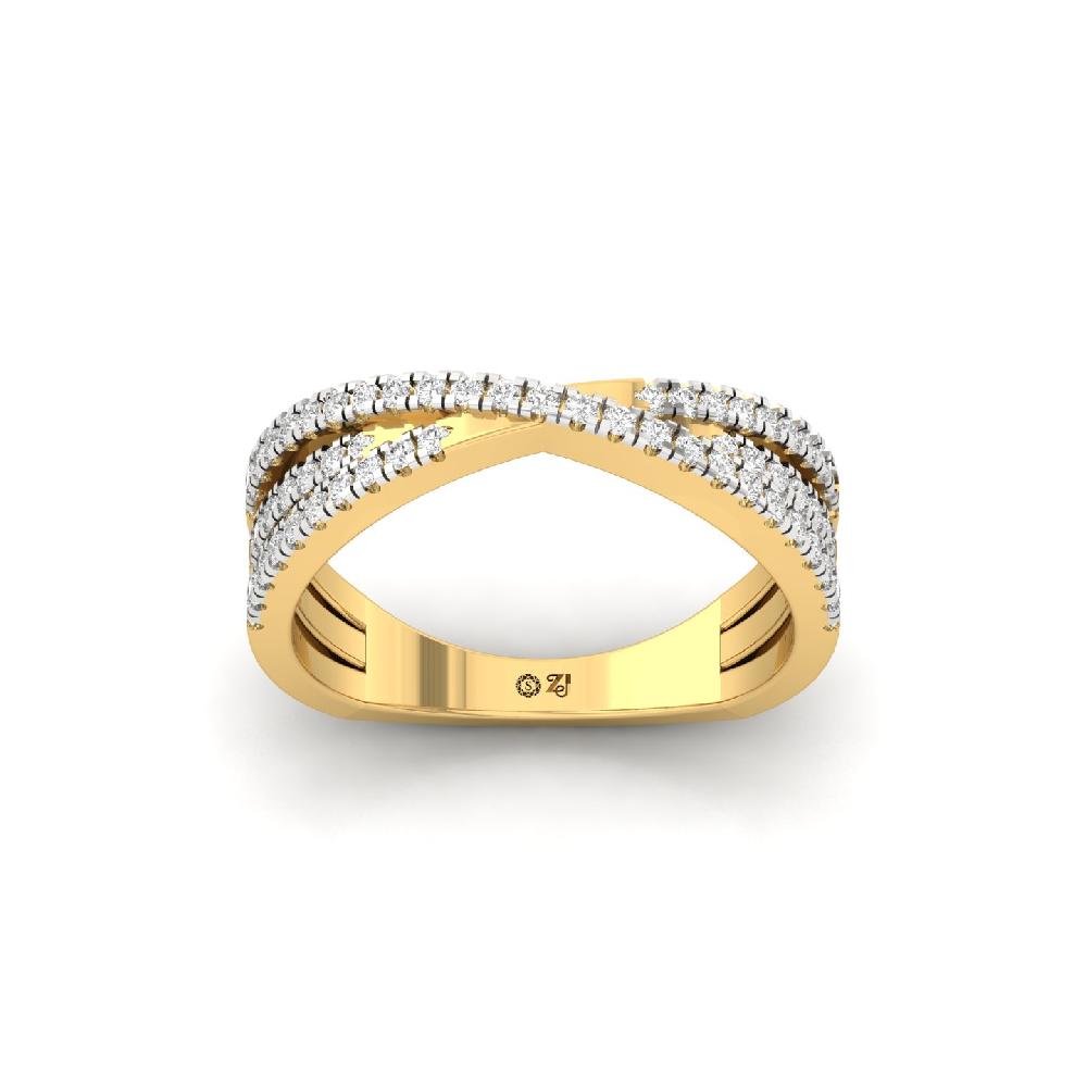 Infinite Sparkle Pave CVD Diamond Eternity Ring