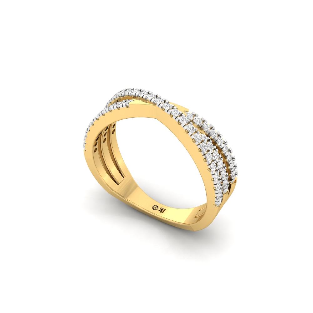Infinite Sparkle Pave CVD Diamond Eternity Ring