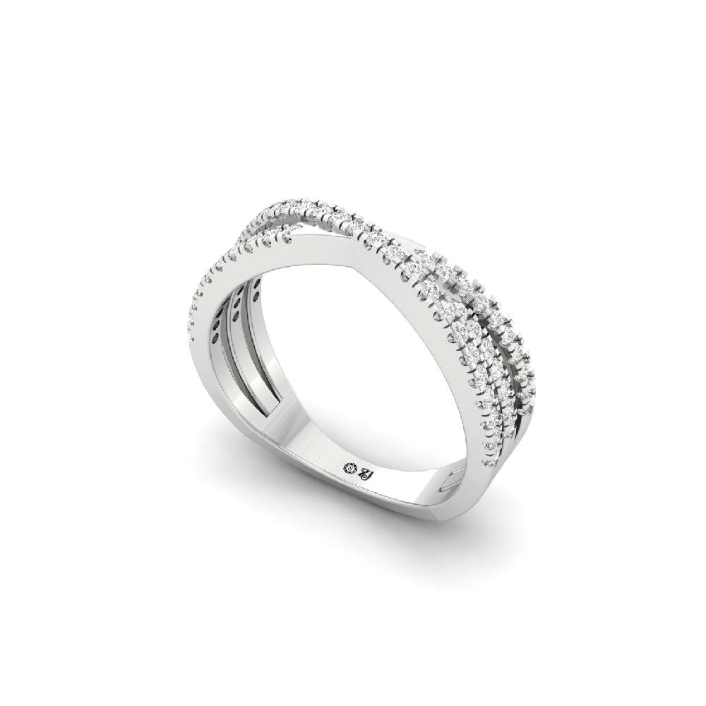 Infinite Sparkle Pave CVD Diamond Eternity Ring