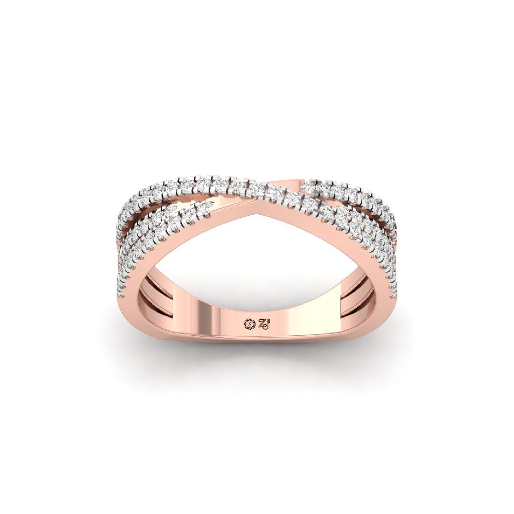 Infinite Sparkle Pave CVD Diamond Eternity Ring