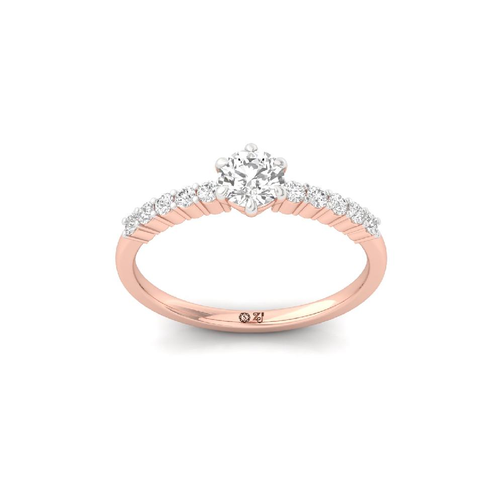 Celestial Halo CVD Diamond Ring