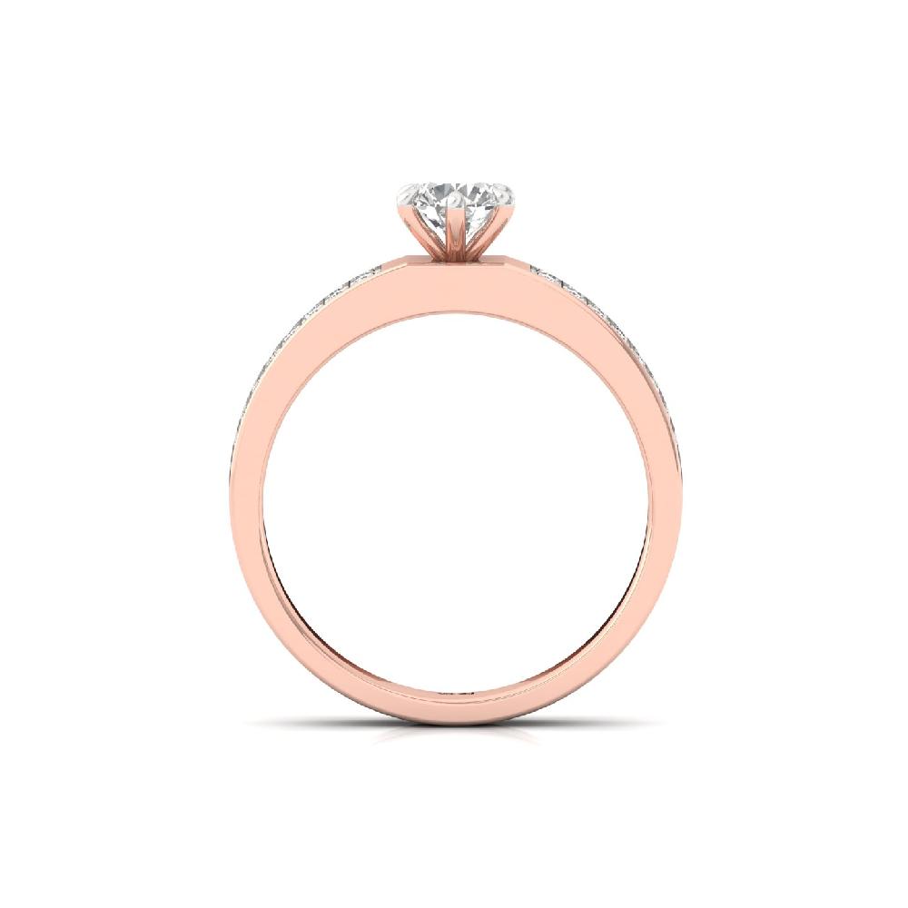 Regal Pave Halo CVD Diamond Ring