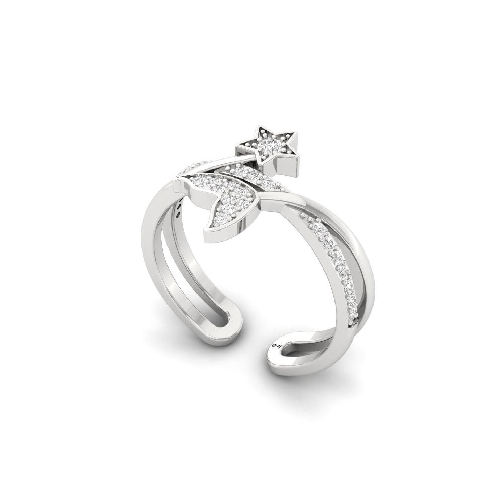 Artisan Wide Band CVD Diamond Ring