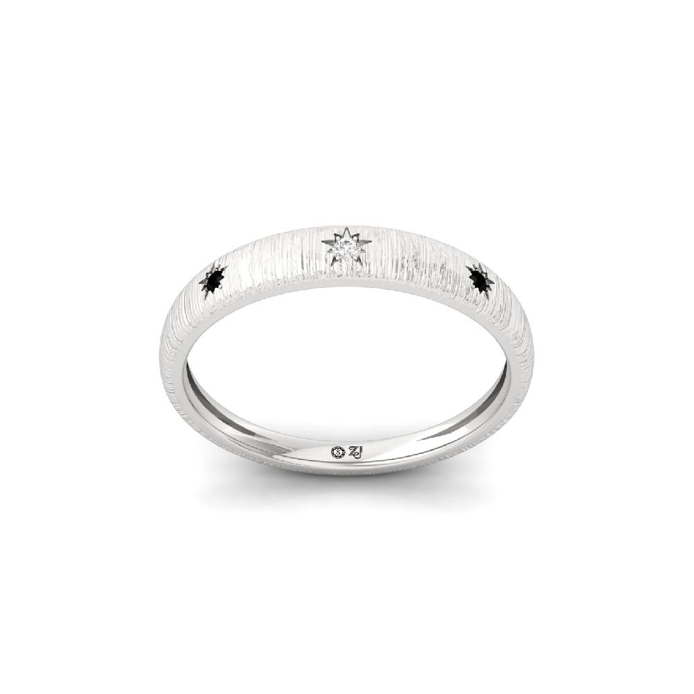 Delicate Round CVD Diamond Band Ring