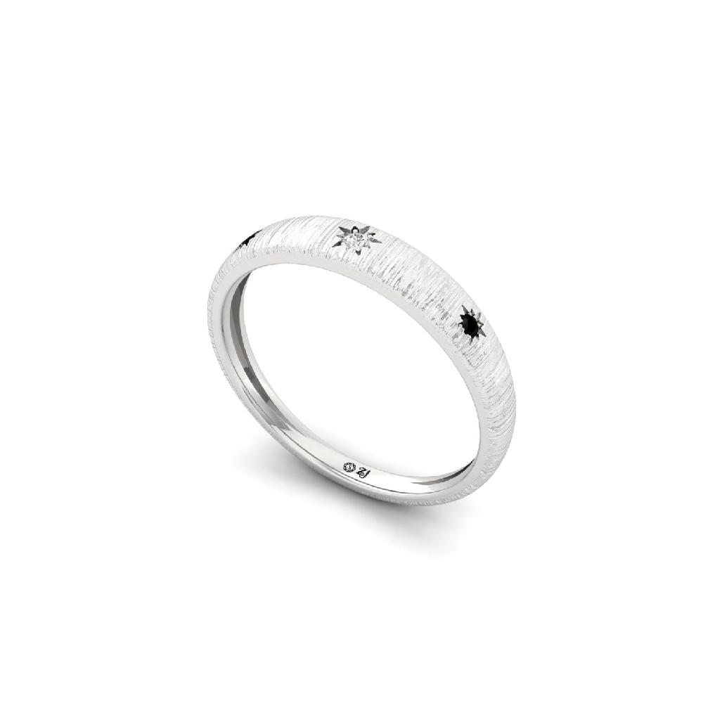 Delicate Round CVD Diamond Band Ring