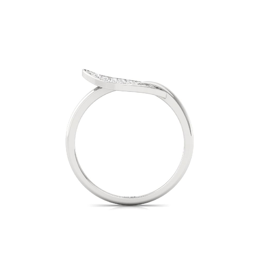 Sleek Pave Round CVD Diamond Band Ring