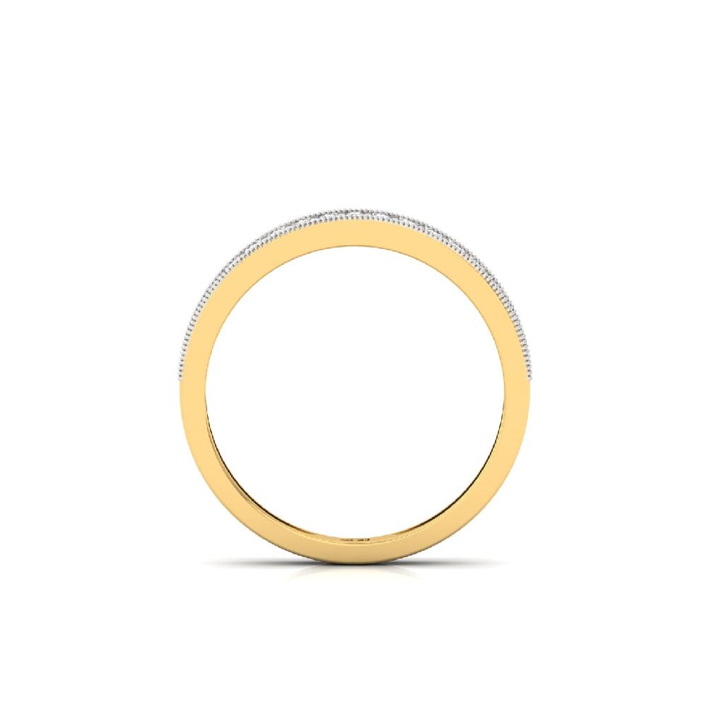 Minimalist Single-Stone CVD Diamond Band Ring
