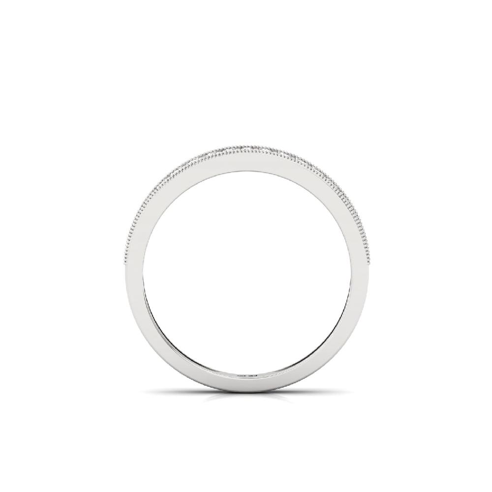 Minimalist Single-Stone CVD Diamond Band Ring