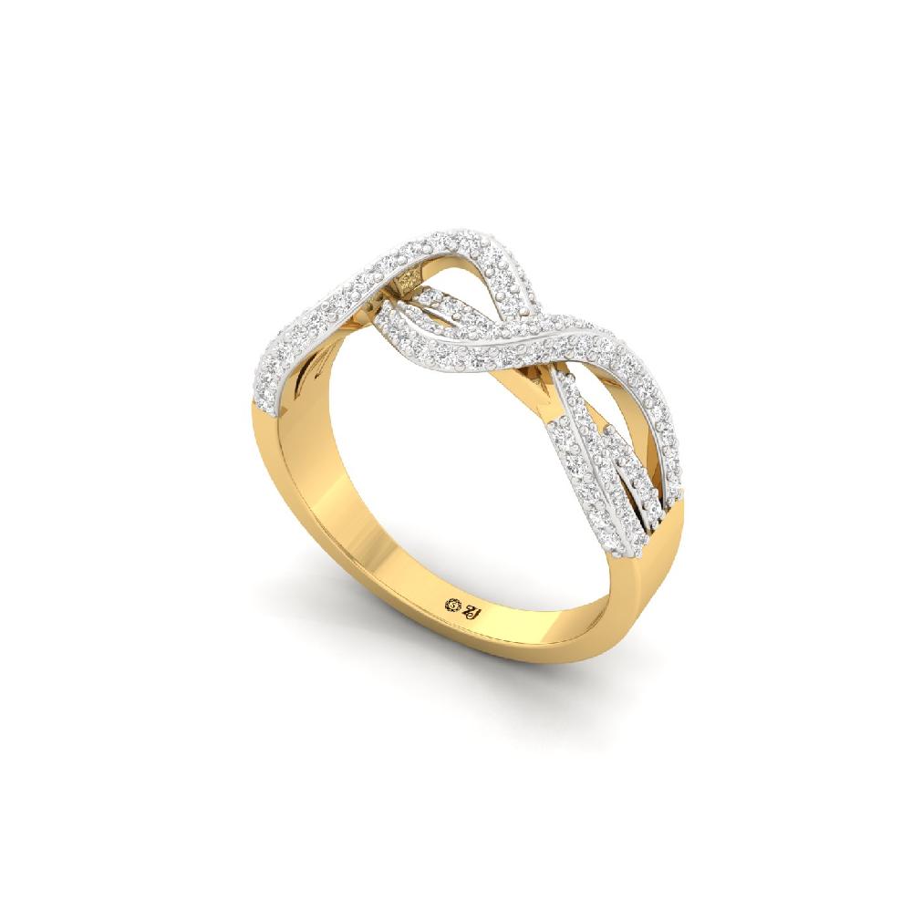 Brilliant Micro-Pave CVD Diamond Eternity Ring