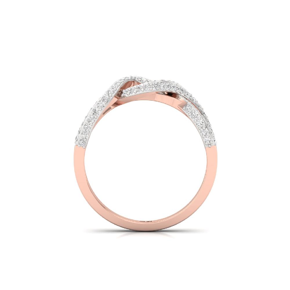 Brilliant Micro-Pave CVD Diamond Eternity Ring