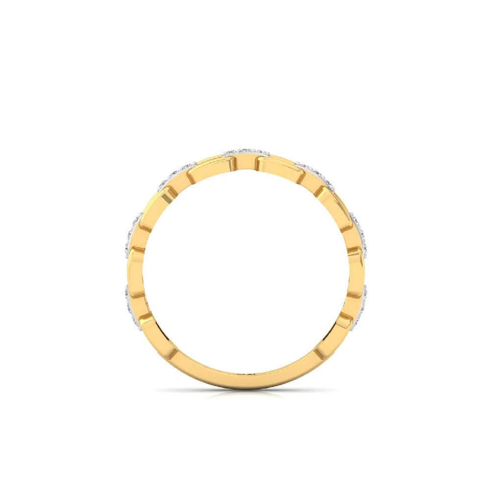 Bold Link CVD Diamond Eternity Band Ring