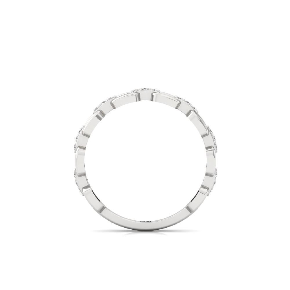 Bold Link CVD Diamond Eternity Band Ring