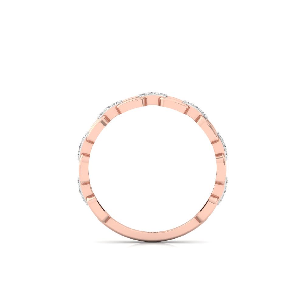 Bold Link CVD Diamond Eternity Band Ring