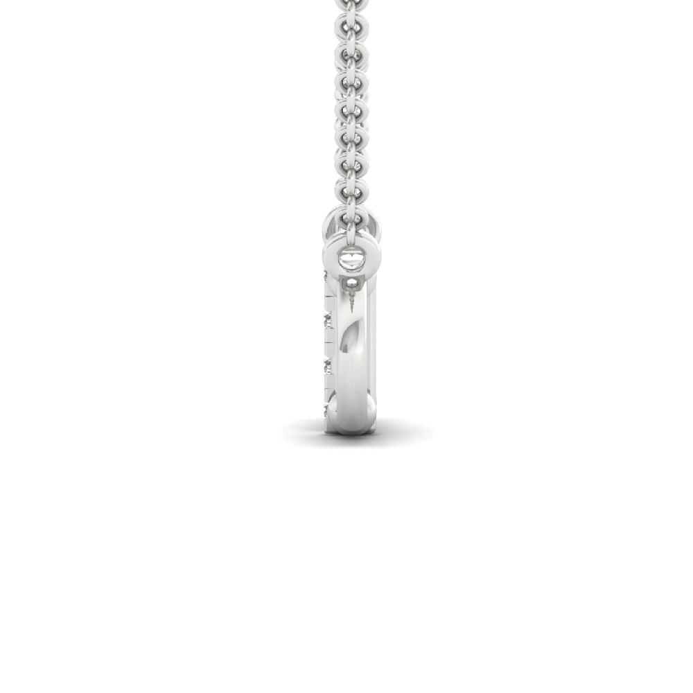 Delicate Quad Round lab Grown Diamond Pendant