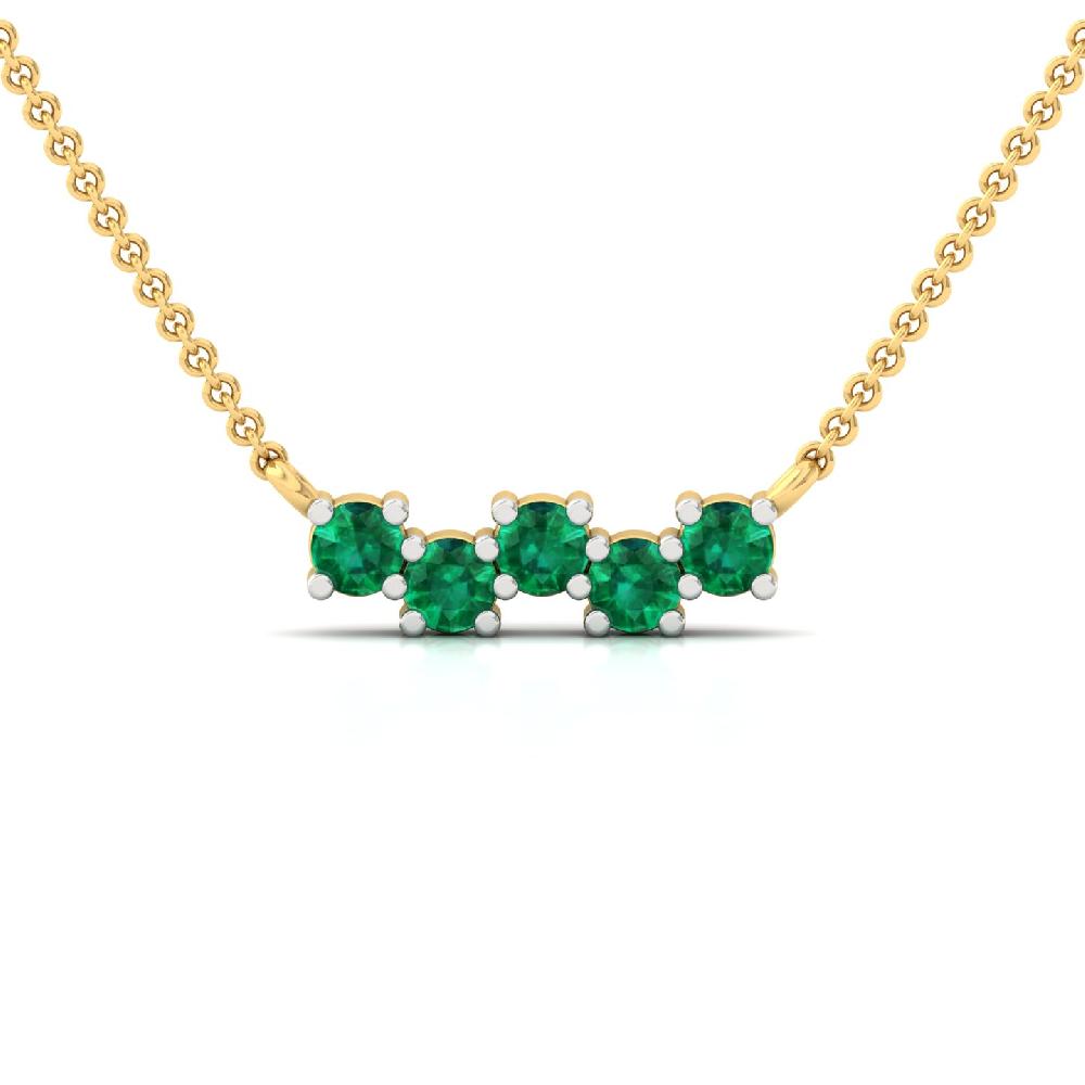 Round Lab Grown Diamond Pendant