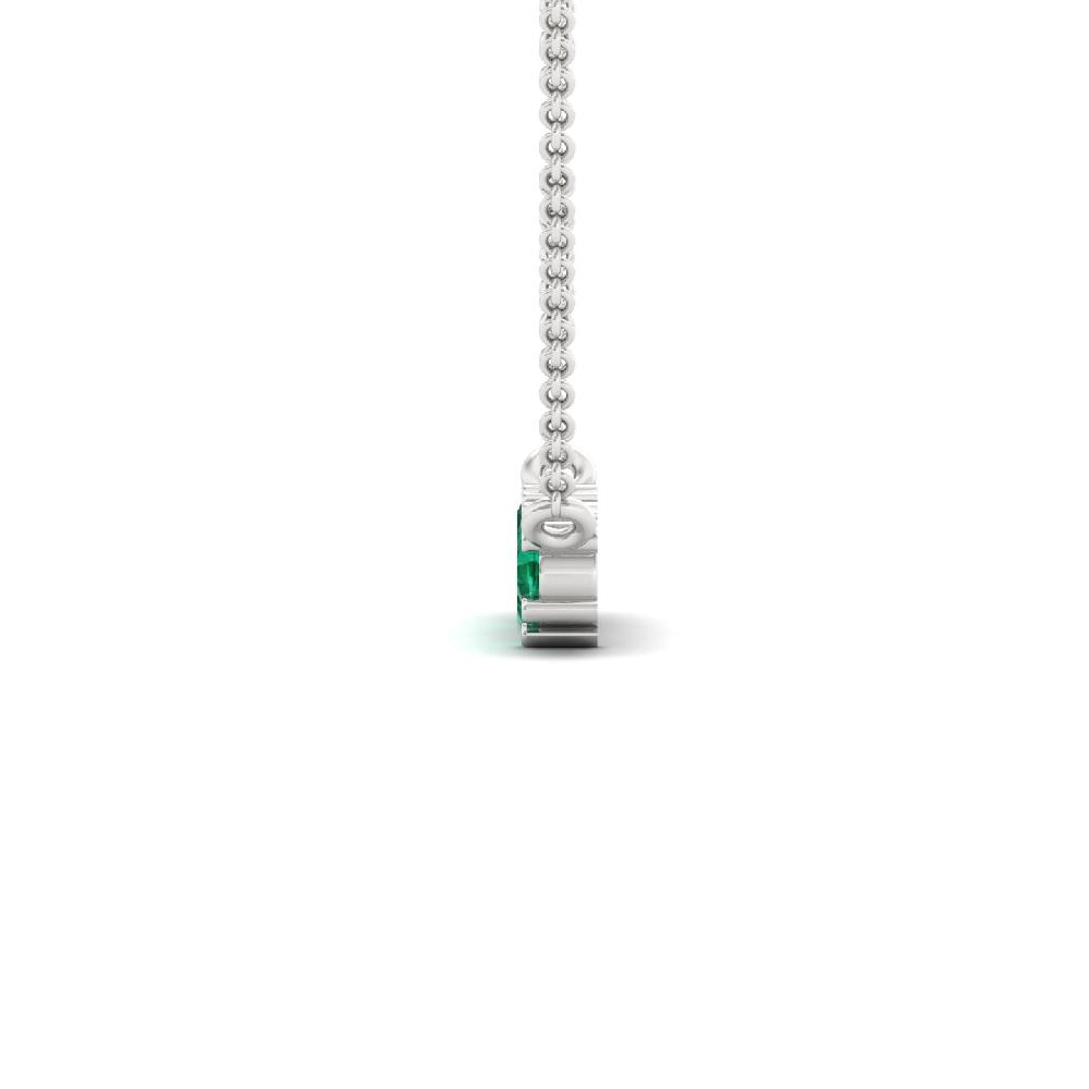 Round Lab Grown Diamond Pendant