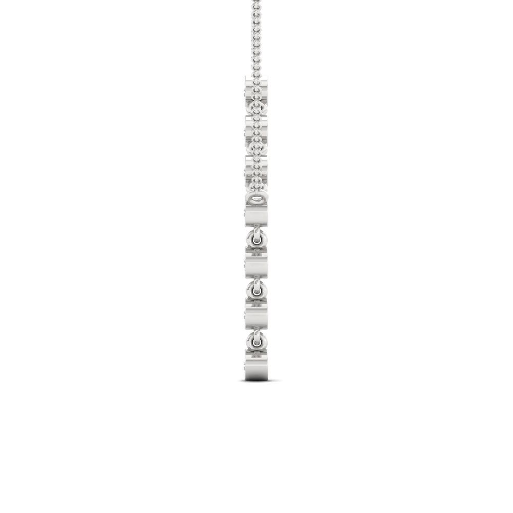Elegant Drop CVD Diamond Pendant Necklace