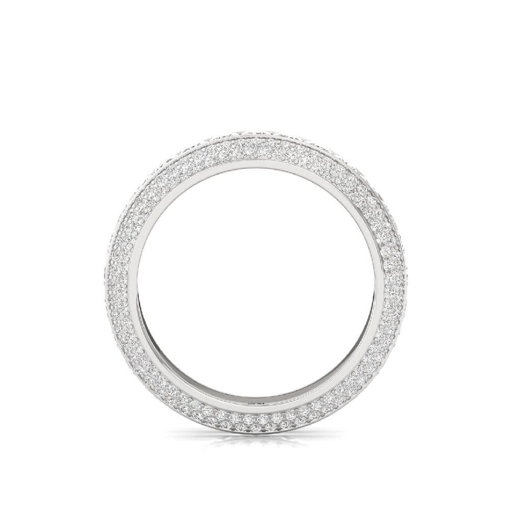 Men's Princess & Round Cut CVD Diamond Ring