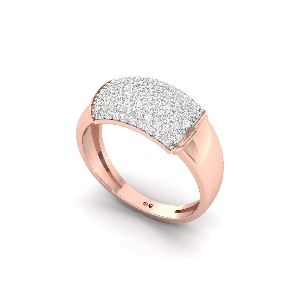 Bold Elegance Mens CVD Diamond Ring